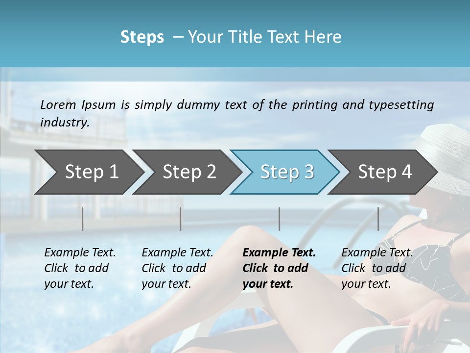 Deckchair Season Holiday PowerPoint Template