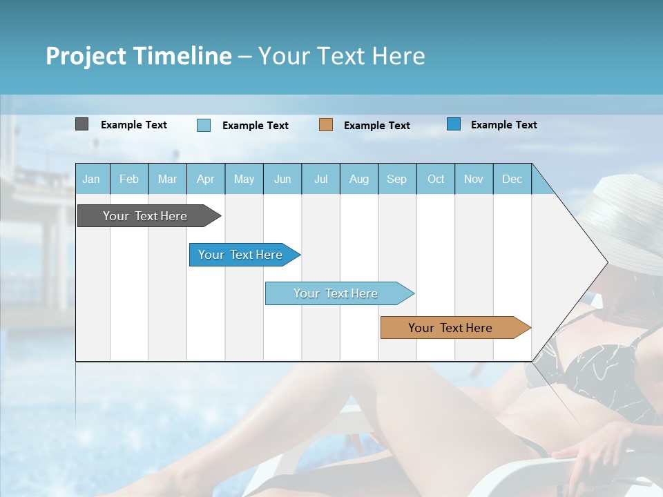 Deckchair Season Holiday PowerPoint Template