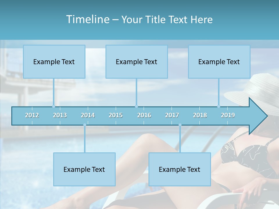 Deckchair Season Holiday PowerPoint Template