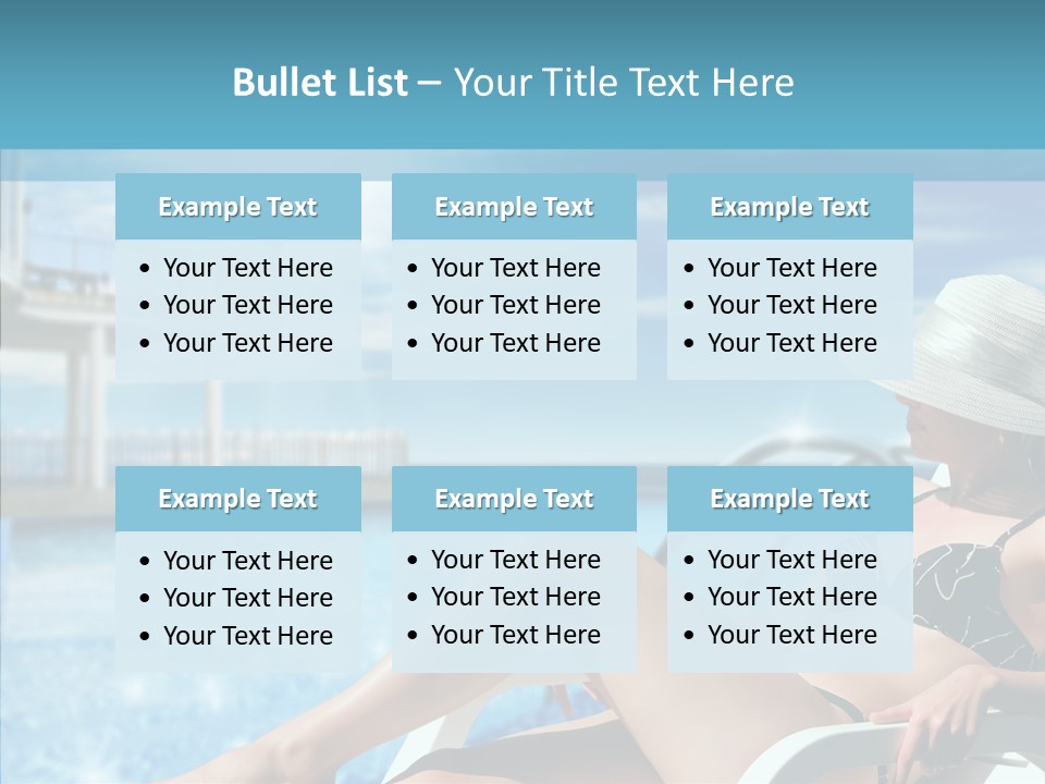 Deckchair Season Holiday PowerPoint Template