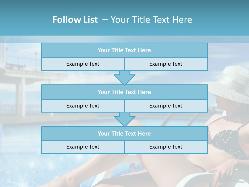 Deckchair Season Holiday PowerPoint Template