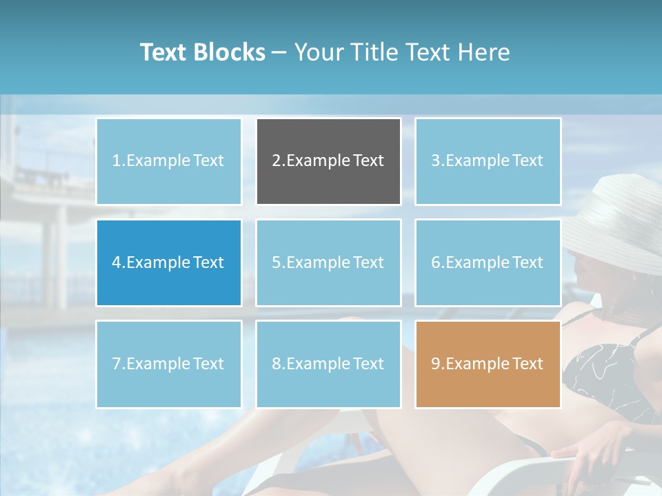 Deckchair Season Holiday PowerPoint Template