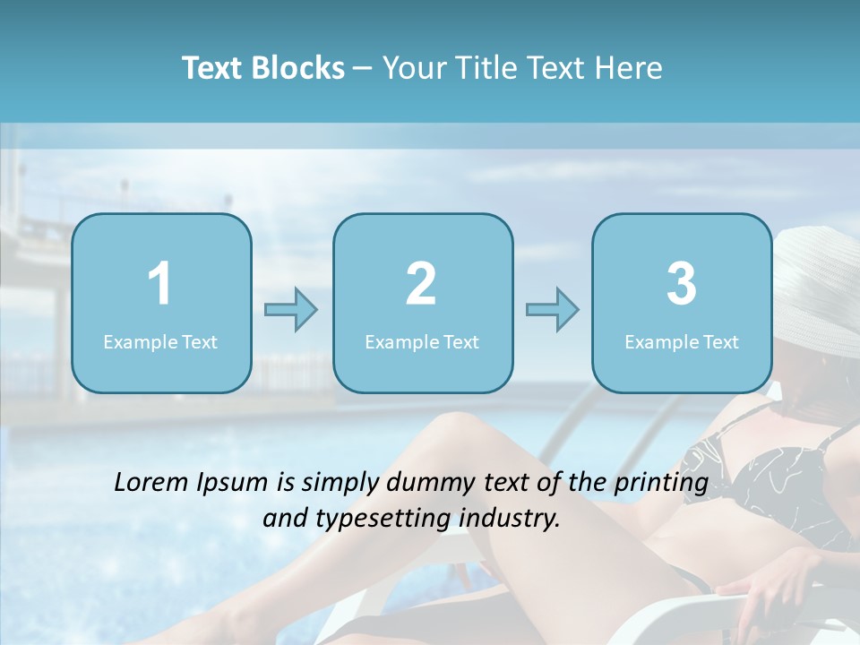 Deckchair Season Holiday PowerPoint Template