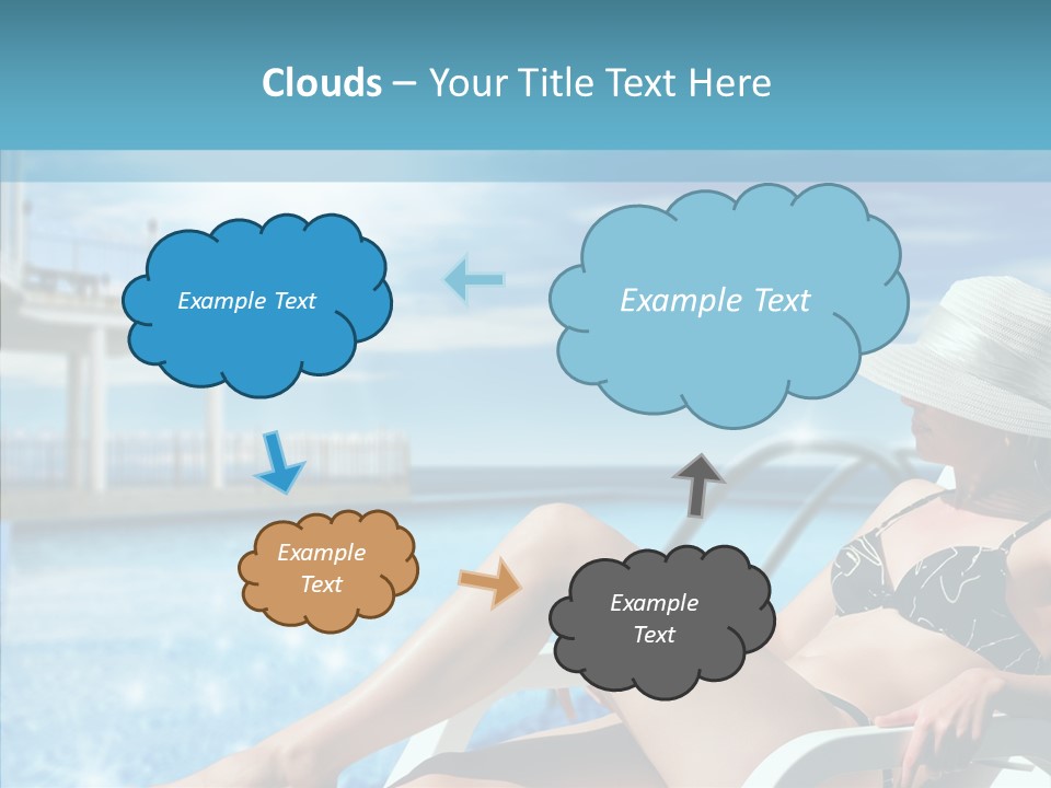 Deckchair Season Holiday PowerPoint Template