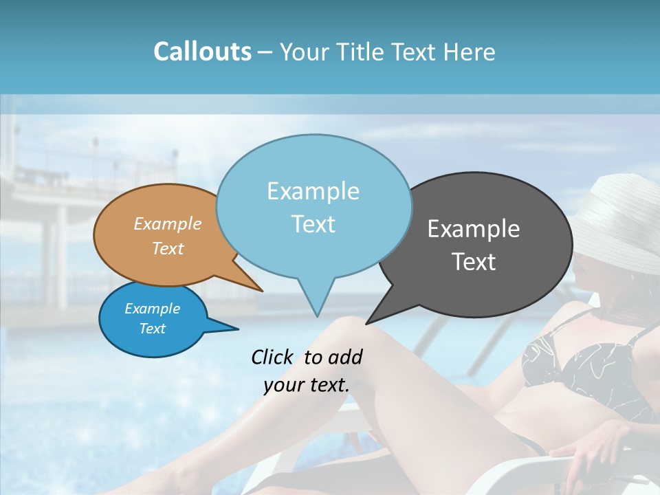 Deckchair Season Holiday PowerPoint Template