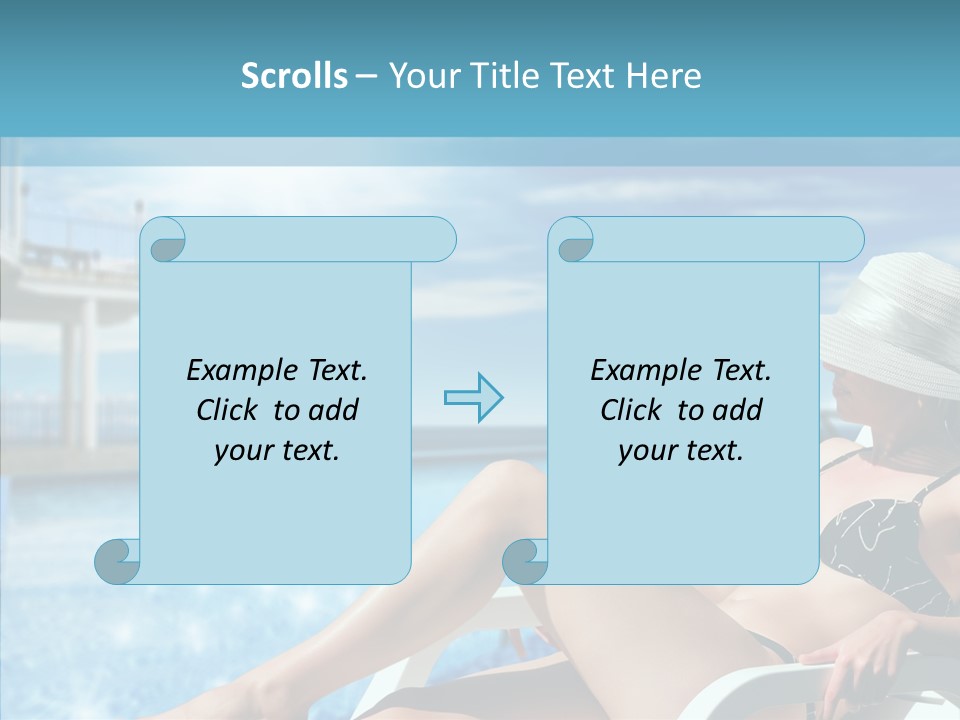 Deckchair Season Holiday PowerPoint Template