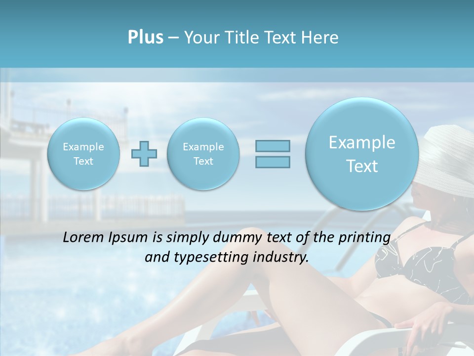 Deckchair Season Holiday PowerPoint Template
