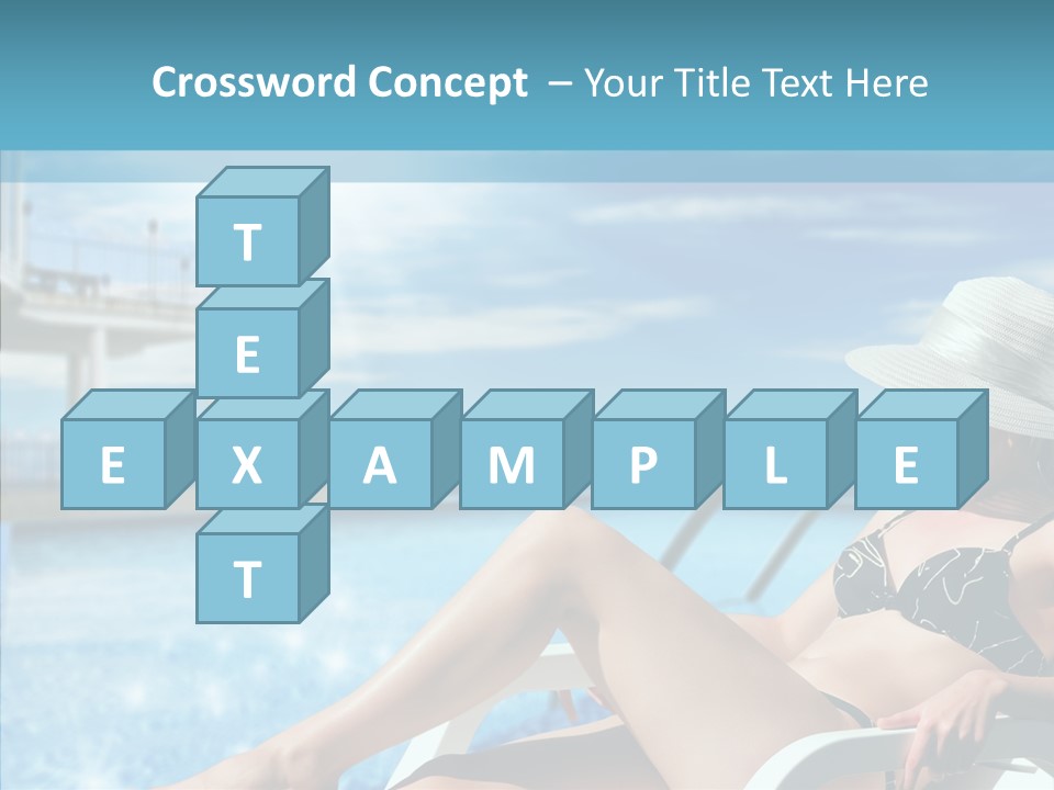 Deckchair Season Holiday PowerPoint Template