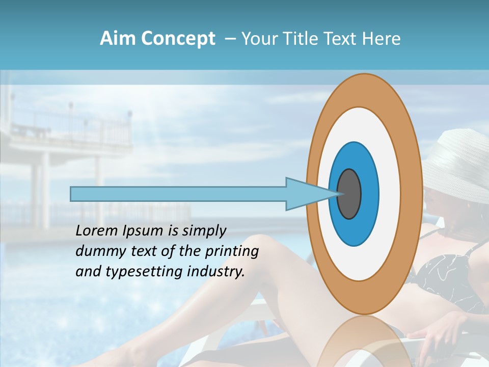 Deckchair Season Holiday PowerPoint Template