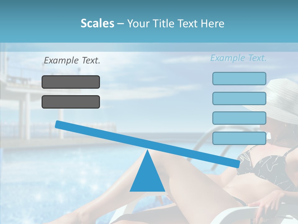 Deckchair Season Holiday PowerPoint Template