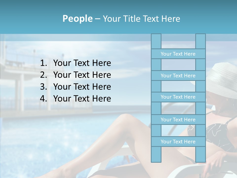 Deckchair Season Holiday PowerPoint Template