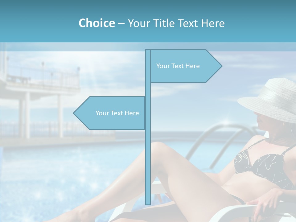 Deckchair Season Holiday PowerPoint Template