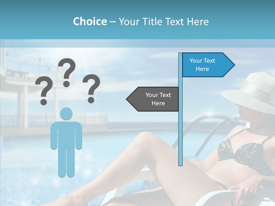 Deckchair Season Holiday PowerPoint Template