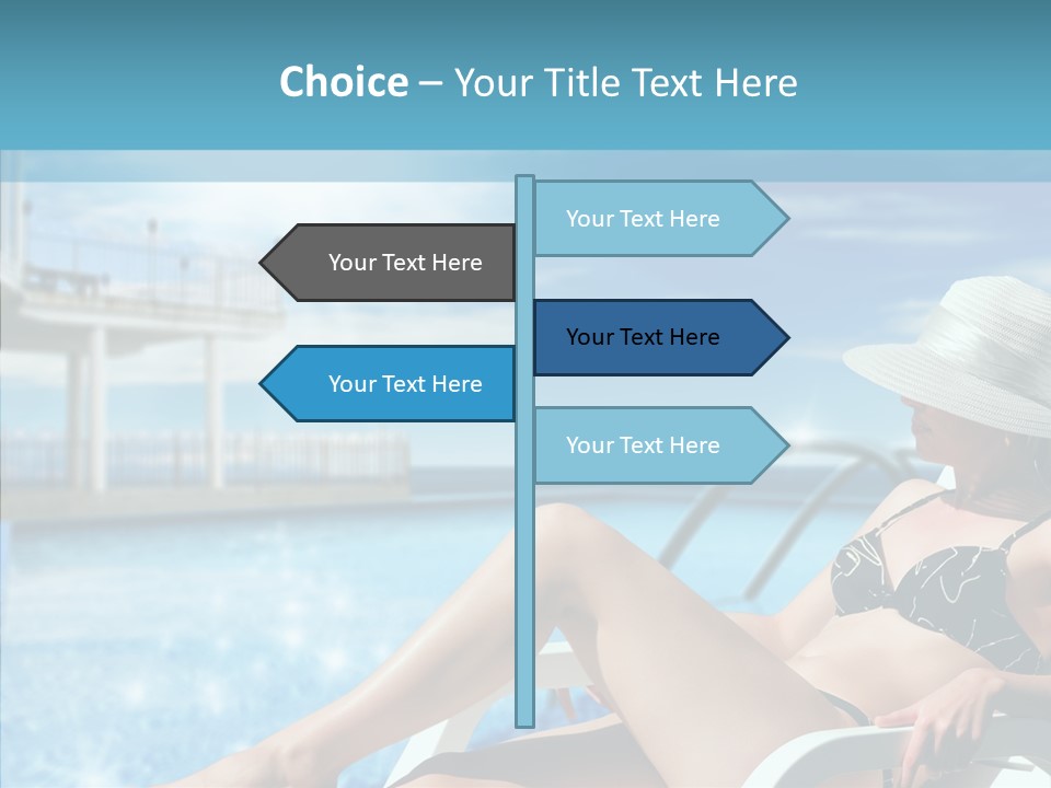 Deckchair Season Holiday PowerPoint Template