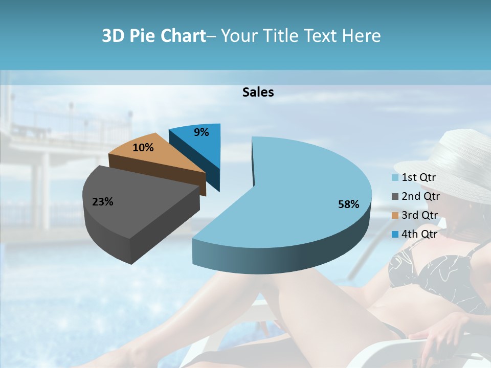 Deckchair Season Holiday PowerPoint Template