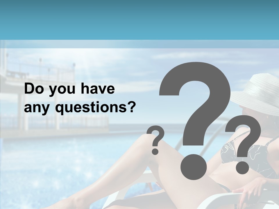 Deckchair Season Holiday PowerPoint Template