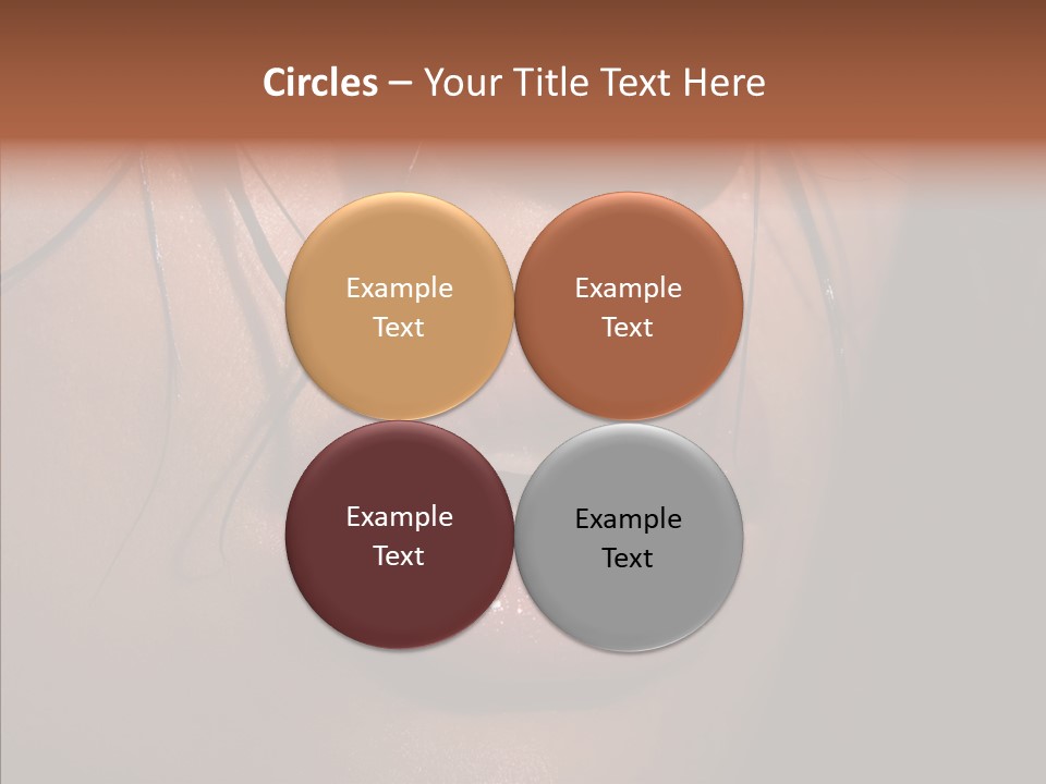 Pretty Makeup Hair PowerPoint Template