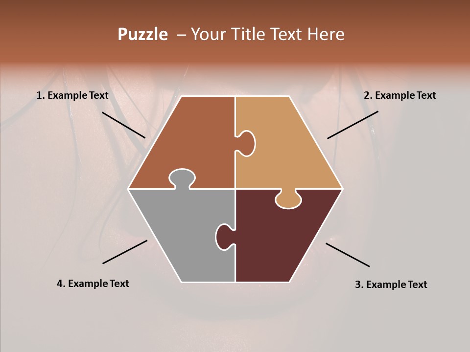 Pretty Makeup Hair PowerPoint Template