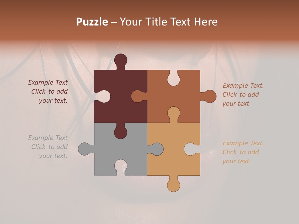 Pretty Makeup Hair PowerPoint Template