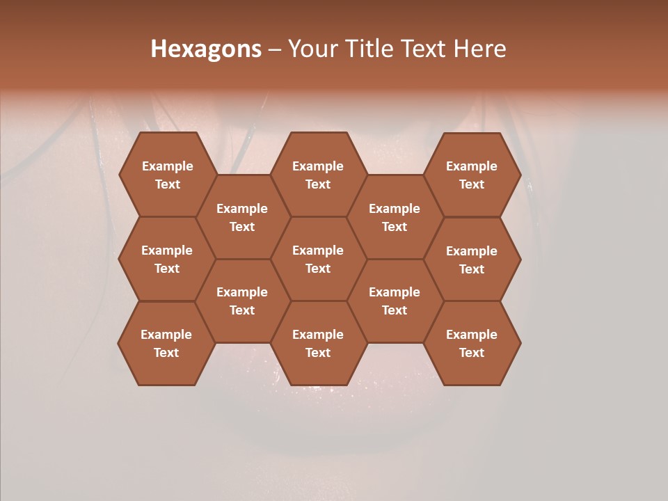 Pretty Makeup Hair PowerPoint Template