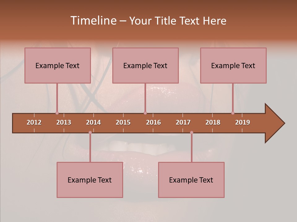 Pretty Makeup Hair PowerPoint Template