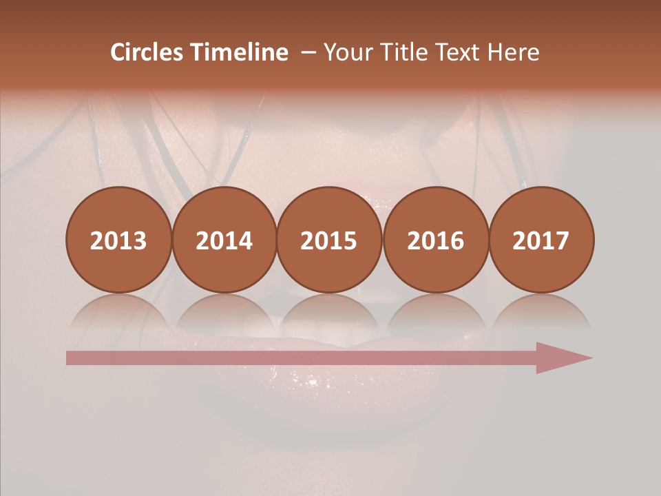 Pretty Makeup Hair PowerPoint Template