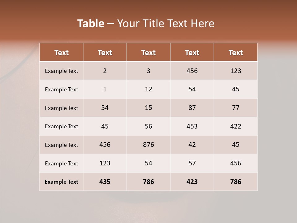 Pretty Makeup Hair PowerPoint Template