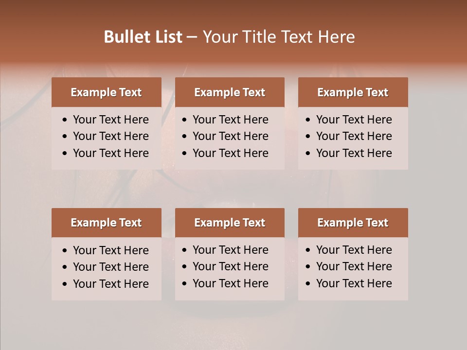 Pretty Makeup Hair PowerPoint Template