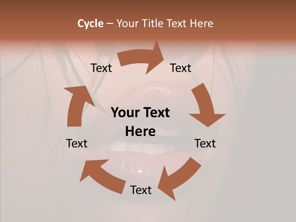 Pretty Makeup Hair PowerPoint Template