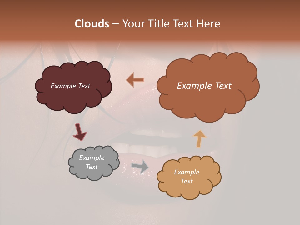 Pretty Makeup Hair PowerPoint Template