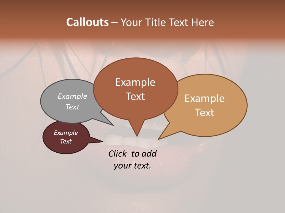 Pretty Makeup Hair PowerPoint Template