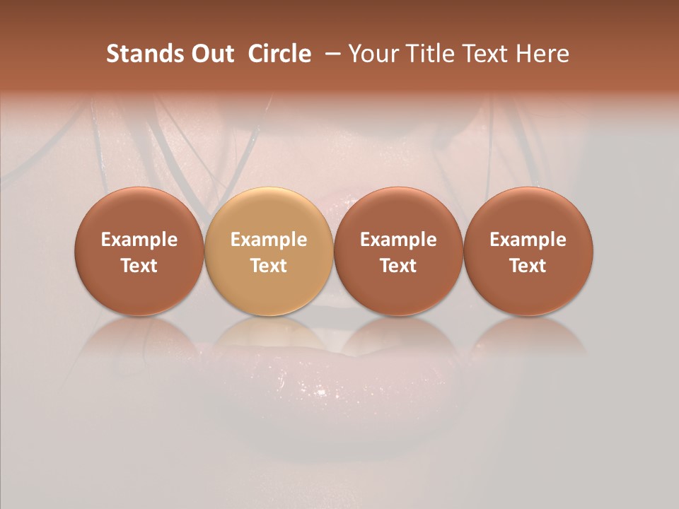 Pretty Makeup Hair PowerPoint Template