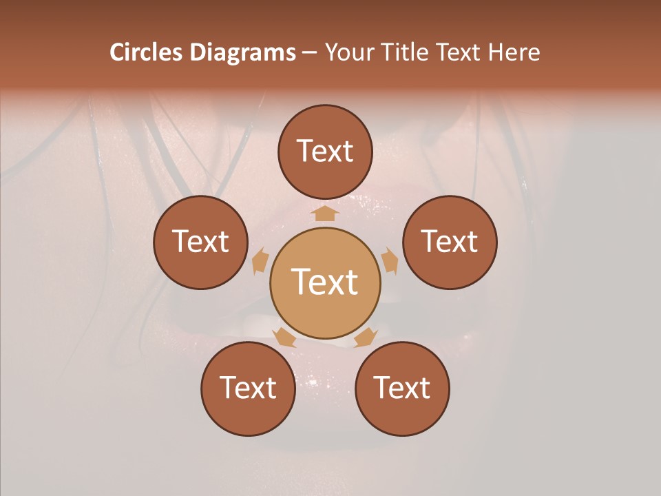 Pretty Makeup Hair PowerPoint Template