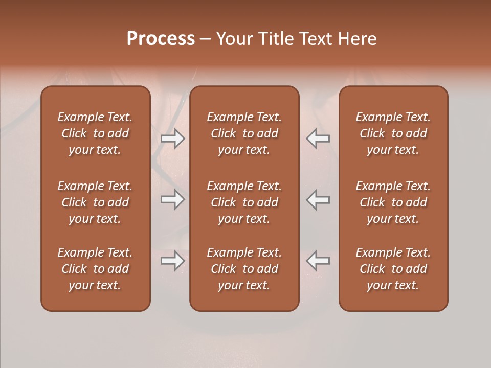 Pretty Makeup Hair PowerPoint Template