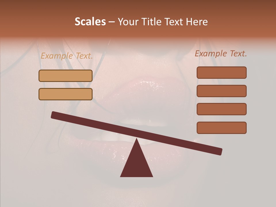 Pretty Makeup Hair PowerPoint Template