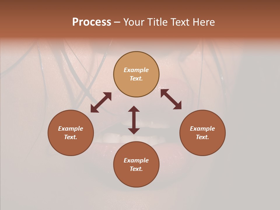 Pretty Makeup Hair PowerPoint Template