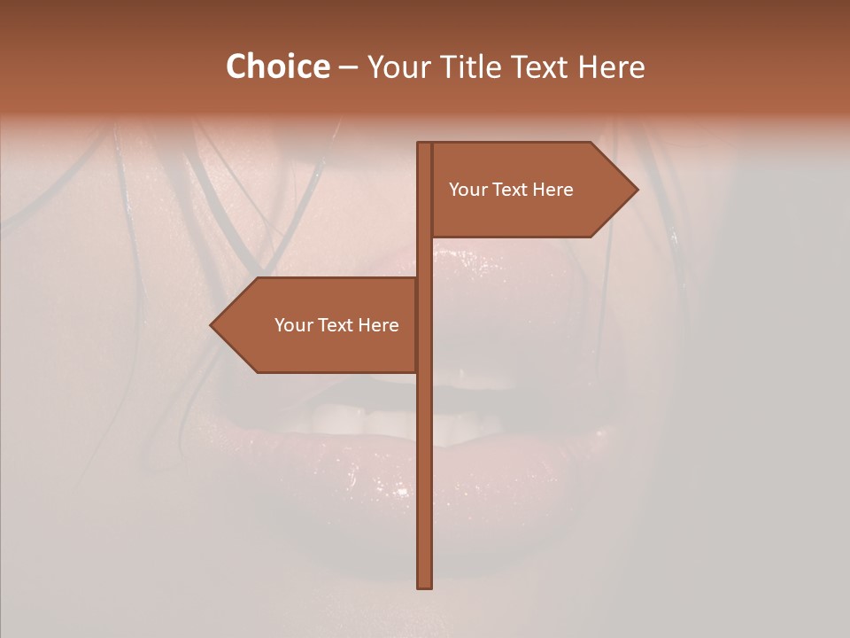 Pretty Makeup Hair PowerPoint Template