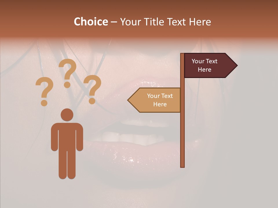 Pretty Makeup Hair PowerPoint Template