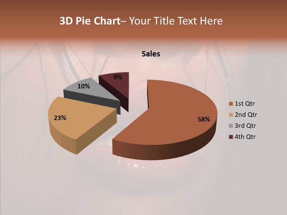 Pretty Makeup Hair PowerPoint Template