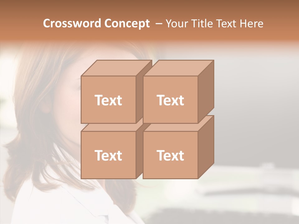 Human Chair Together PowerPoint Template