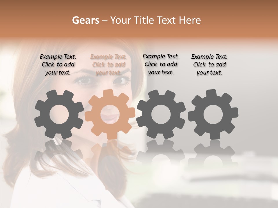 Human Chair Together PowerPoint Template