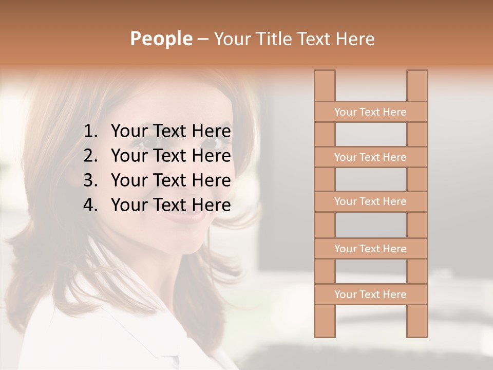 Human Chair Together PowerPoint Template