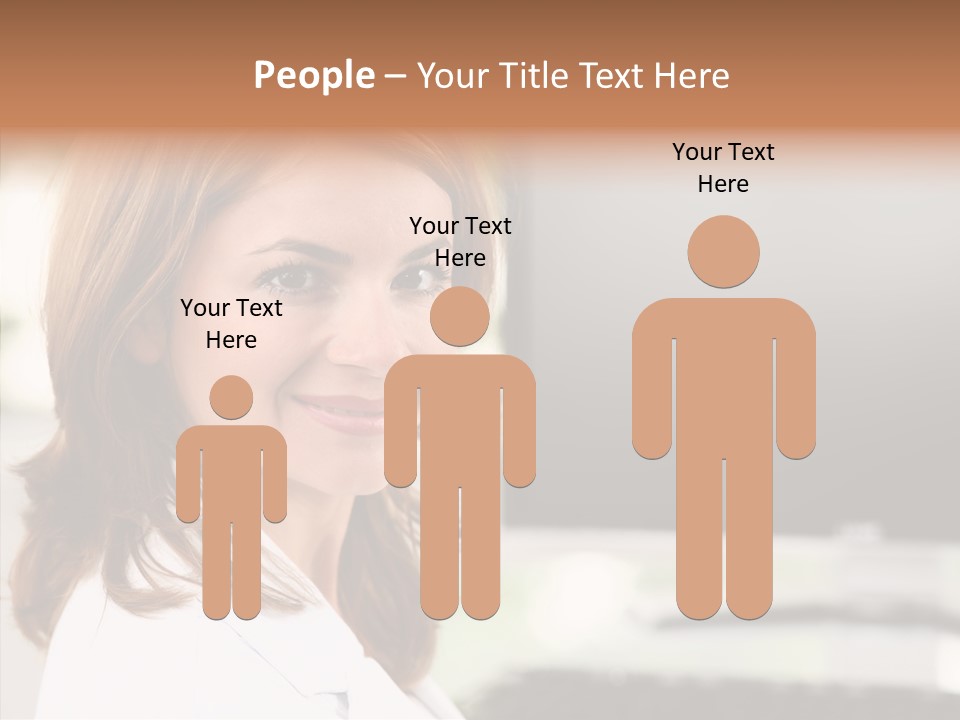 Human Chair Together PowerPoint Template