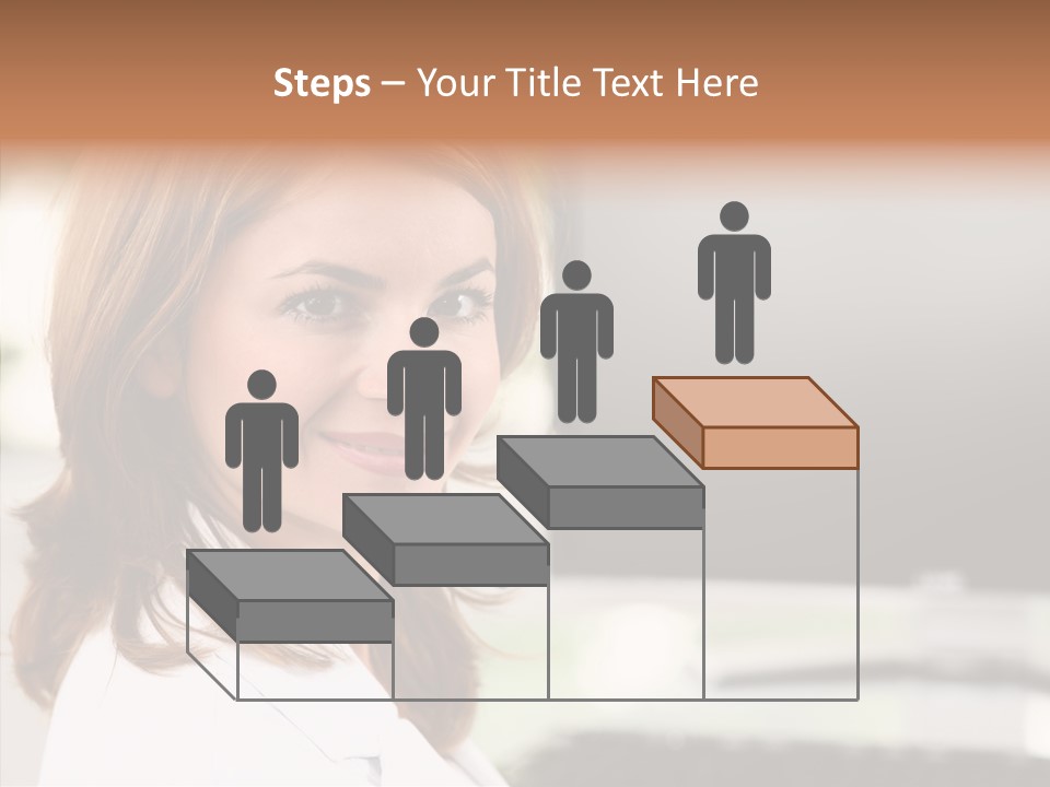 Human Chair Together PowerPoint Template