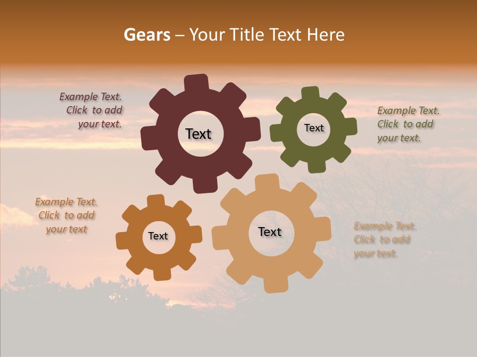 Conference Table Group PowerPoint Template