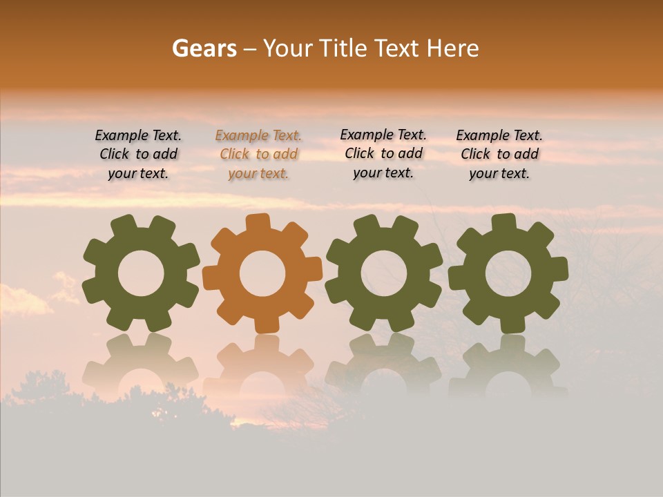 Conference Table Group PowerPoint Template