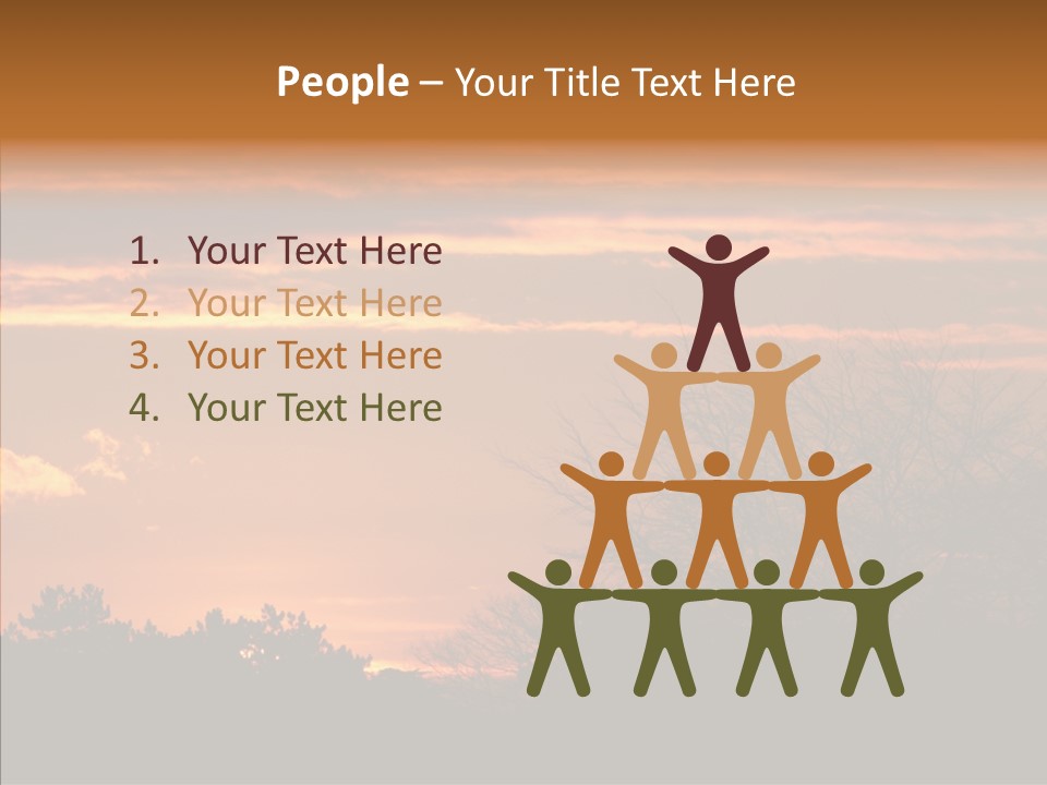 Conference Table Group PowerPoint Template