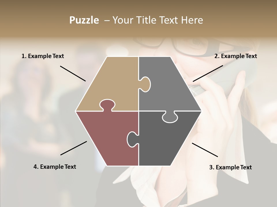 Person Receptionist Call PowerPoint Template