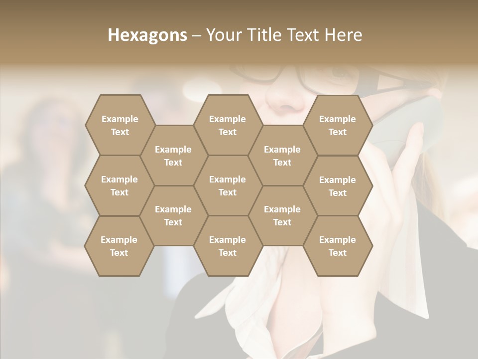 Person Receptionist Call PowerPoint Template