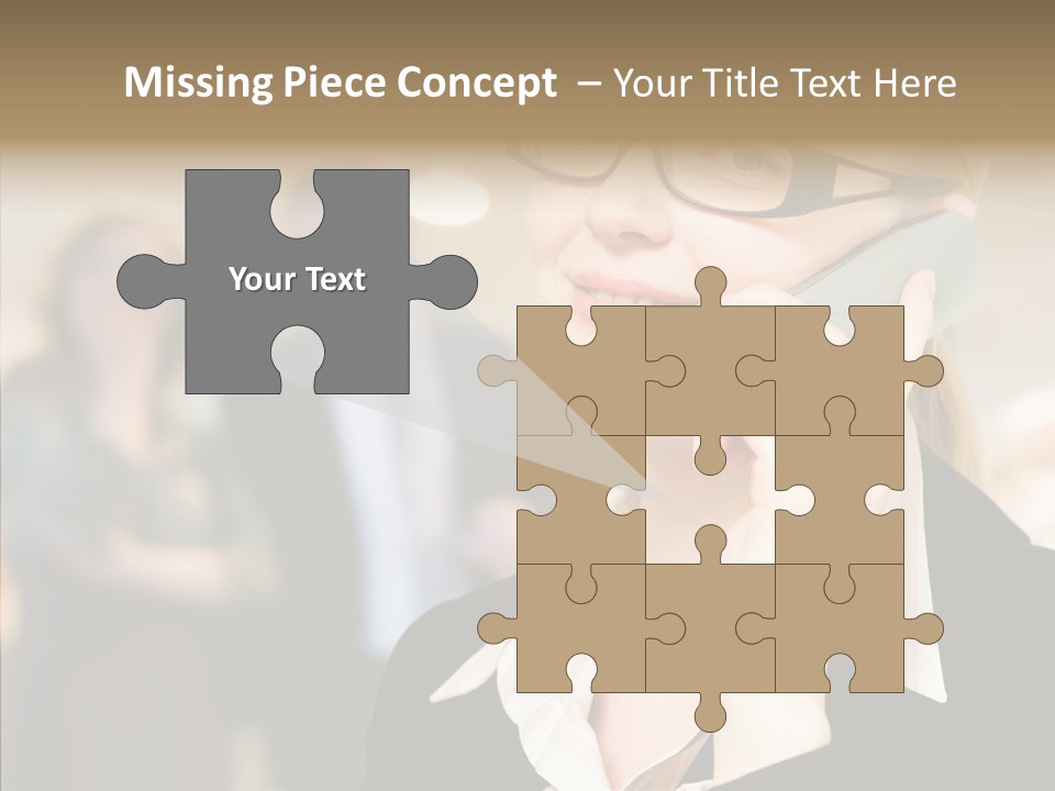 Person Receptionist Call PowerPoint Template